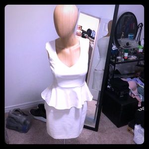 White dress size M